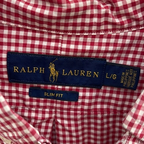 RALPH LAUREN Slim Fit Button Down Shirt Size L - Picture 4 of 5